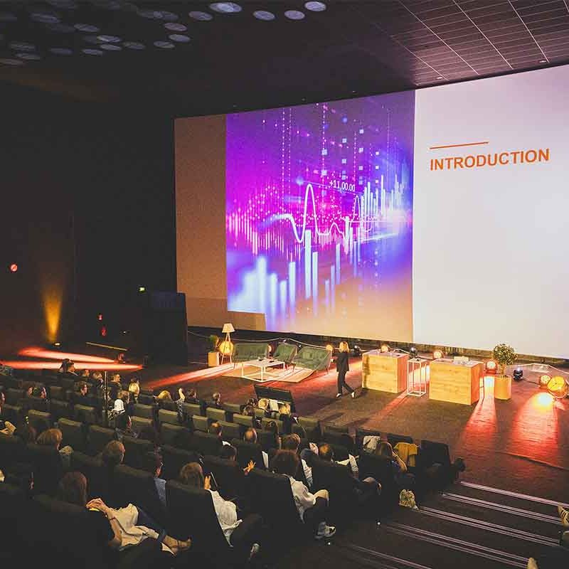 Convention annuelle dans un cinéma